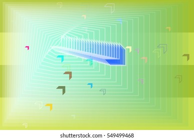 talented arrangement around concept, navigation vector background with fashionable draft
