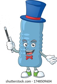 Talented mineral bottle Magician cartoon design style