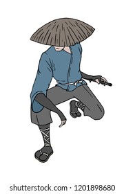 talented samurai waiting