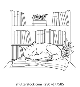Tali 2d simple vector monochrome coloring page depicting a kitt