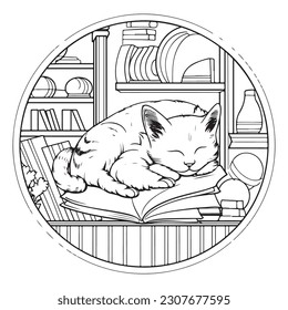 Tali 2d simple vector monochrome coloring page depicting a kitt