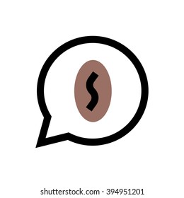 Talk about coffee line icon. Pixel perfect fully editable vector icon suitable for websites, info graphics and print media.