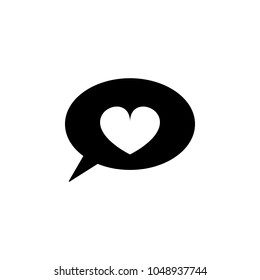 talk about love icon. Element of wedding and divorce elements illustration. Premium quality graphic design icon. Signs and symbols collection icon for websites, web design on white background