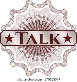 Talk abstract linear rosette