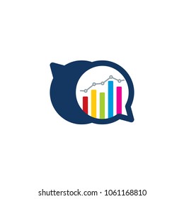 Talk Analytic Logo Icon Design
