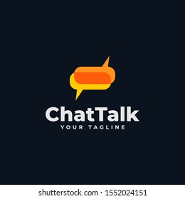 Talk Bubble, Chat, Consulting, Discussion, Comment Logo Design