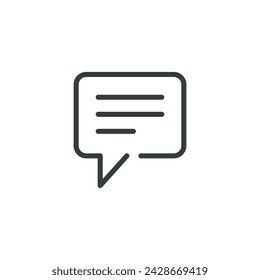 Talk bubble chat sms icon, vector illustration