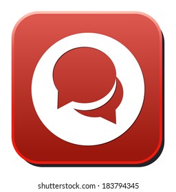 Talk bubble icon 