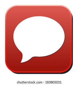 Talk bubble icon 