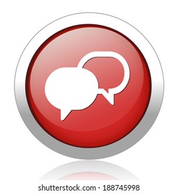 Talk bubble icon 