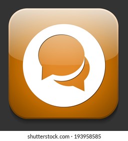 Talk bubble icon 