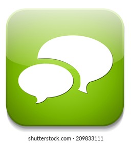 Talk bubble icon 