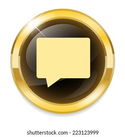 Talk bubble icon 