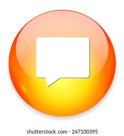 Talk bubble icon 