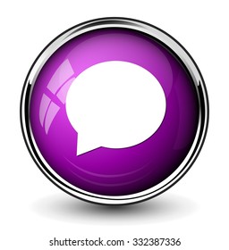 Talk bubble icon