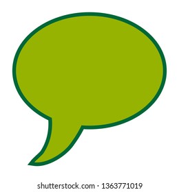 Talk bubble icon. communication symbol - speech bubble icon