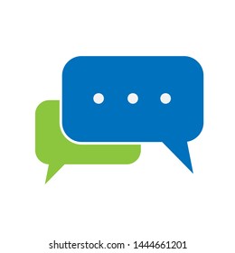 Talk bubble icon. flat illustration of Talk bubble vector icon for web