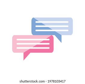 talk bubble social media template