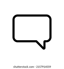 Talk bubble speech icon for apps and web sites