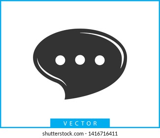 Talk bubble speech icon. Blank empty bubbles vector design elements. Chat on line symbol template. Dialogue balloon sticker silhouette. 