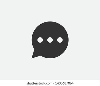 Talk bubble speech icon. Blank empty bubbles vector design elements. Chat on line symbol template. Dialogue balloon sticker silhouette. 