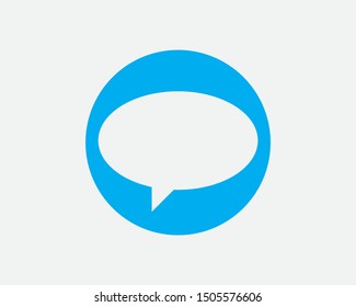 Talk bubble speech icon. Blank empty bubbles vector design elements. Chat on line symbol template. Dialogue balloon sticker silhouette. 