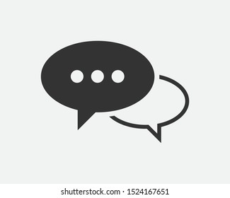 Talk bubble speech icon. Blank empty bubbles vector design elements. Chat on line symbol template. Dialogue balloon sticker silhouette. 
