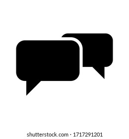 Talk bubble speech icon. Blank empty bubbles vector design elements. Chat on line symbol template. vector illustration. 