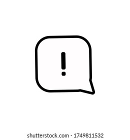 Icono de discurso de burbuja. Elementos de diseño vectorial de burbujas vacías en blanco. Plantilla de símbolo de conversación en línea. Silueta de emoticono de globo de diálogo