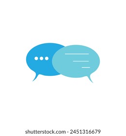 Talk bubble speech icon. Blank empty bubbles vector design elements. Chat on line symbol template eps 10.