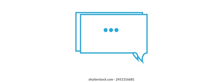 Talk bubble speech icon. Blank empty bubbles vector design elements. Chat on line symbol template eps 10.