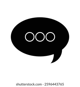 Talk bubble speech icon. Blank empty bubbles vector design elements. Chat on line symbol template. vector illustration. editable icon