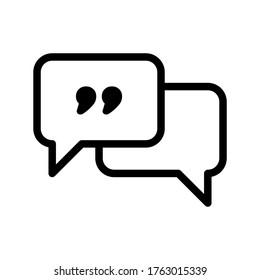Talk bubble speech icon. Bubbles vector. chat icon symbol on white background
