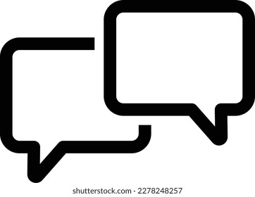Talk bubble speech icon . Chat symbol vector illustration	
