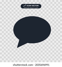 Talk Bubble Sprachsymbol Symbol-Vorlage für Grafik- und Webdesign-Kollektion Logo Vektorgrafik