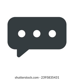 Talk Bubble-Sprachsymbol-Vektorgrafik auf Trenddesign