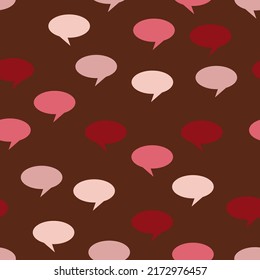 Talk bubble speech vector illustration. Bubble Iicons.