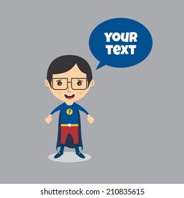 talk cartoon hero