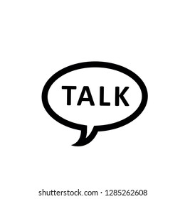 Talk chat icon
