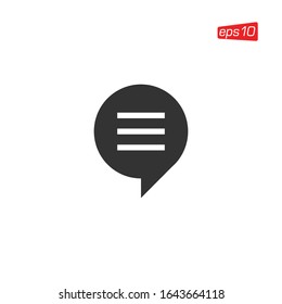 Vector de diseño de iconos de conversación y conversación