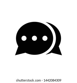 Talk chat icon symbol vector illustration