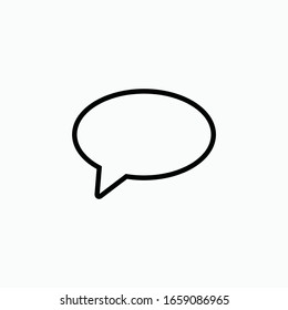 talk chat icon vector sign symbol isolated