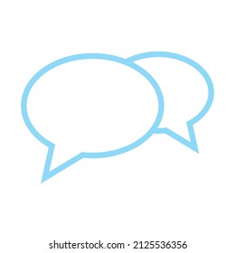talk chat icon vector sign symbol