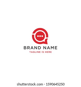 Talk, chat, speak logo design vector icon illustration