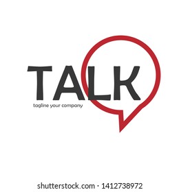 Talk and comment company logo chat and symbol