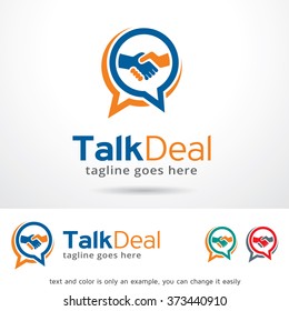 Talk Deal Logo Design Template 