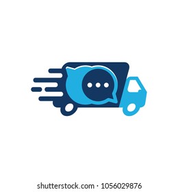Talk Delivery Logo Icon Design