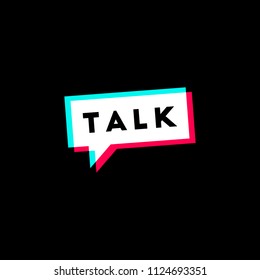 Talk Design Vector