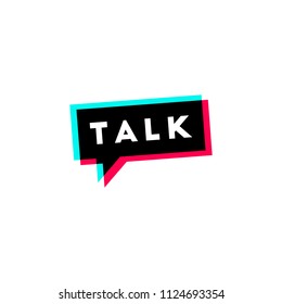 Talk Design Vector