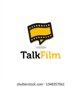 Talk Film . Studio Film Logo Design Inspiration . Movie Logo . Studio Photo Logo . Social Icon . Logo Template